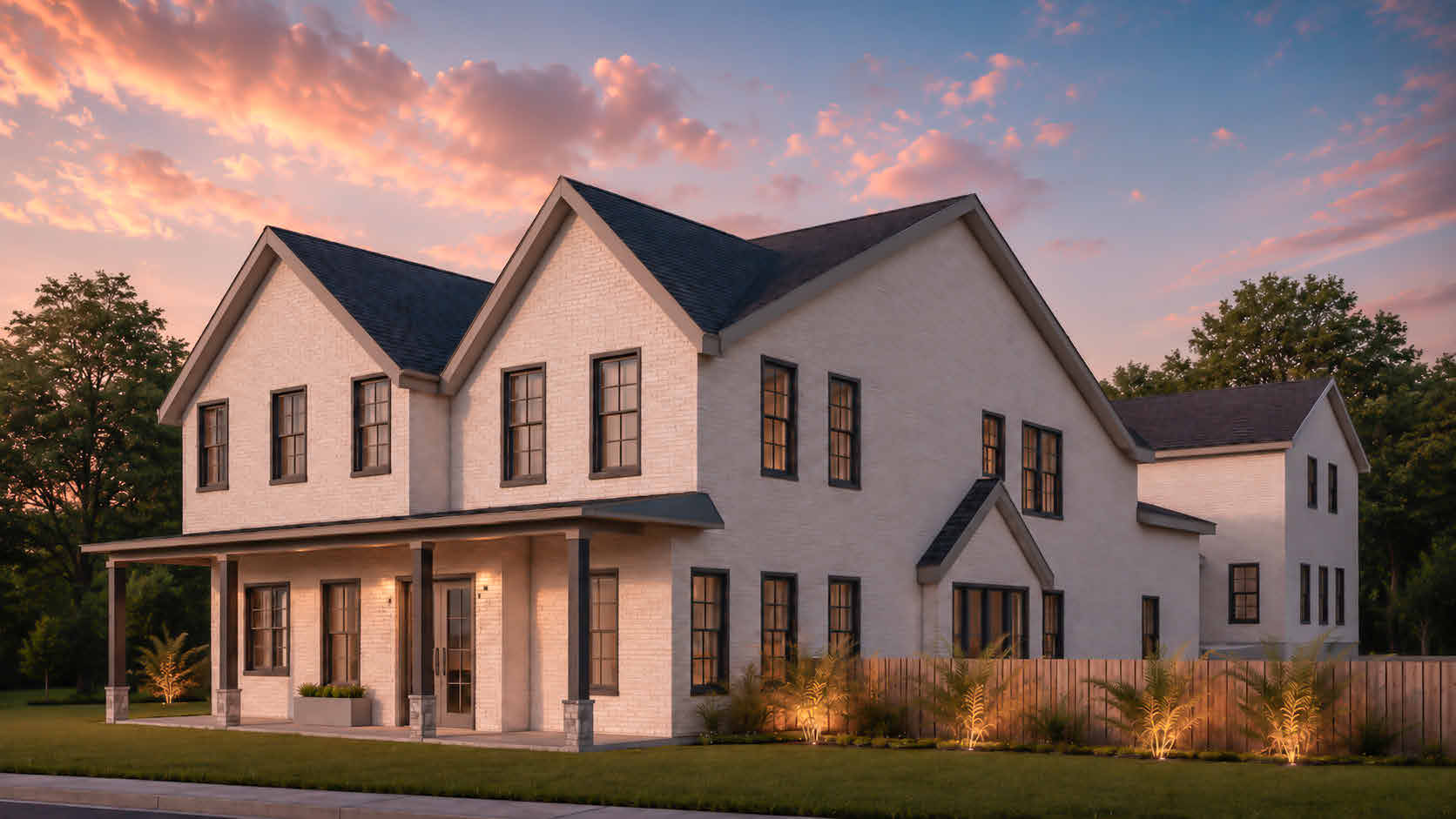 Original architectural rendering of 1021 Granada Avenue